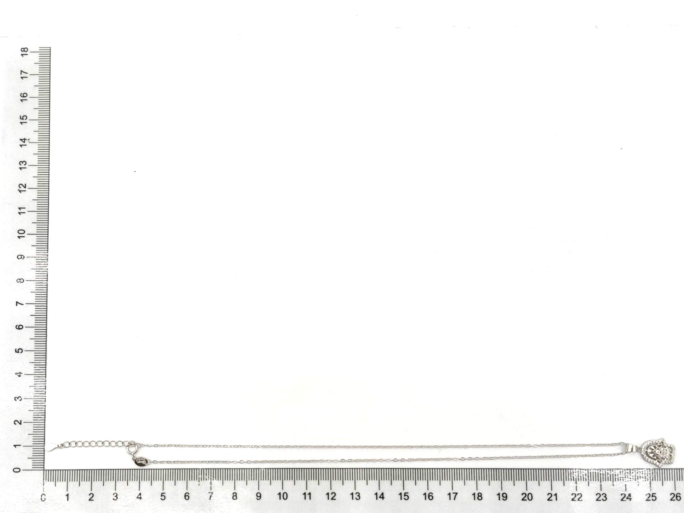 Gargantilla Plata 925mm Con Circonita 22cm - Imagen 5