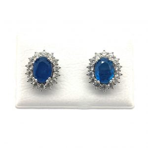 Pendientes Plata 925mm Con Circonita