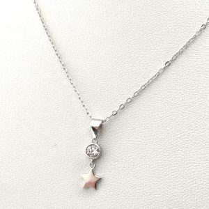 Gargantilla Plata 925mm Con Circonita 22cm