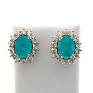 Pendientes Plata 925mm Con Circonita
