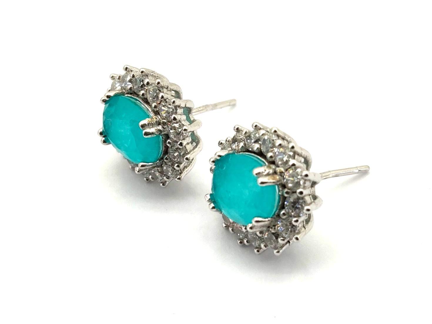 Pendientes Plata 925mm Con Circonita - Imagen 2