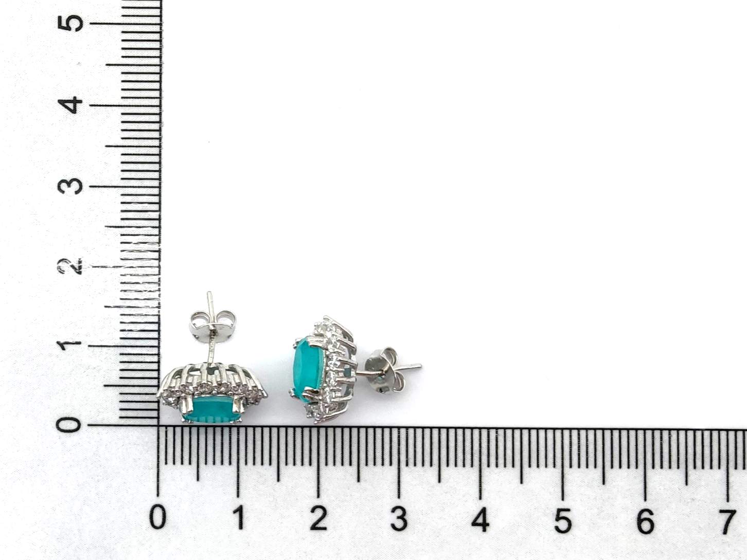 Pendientes Plata 925mm Con Circonita - Imagen 4