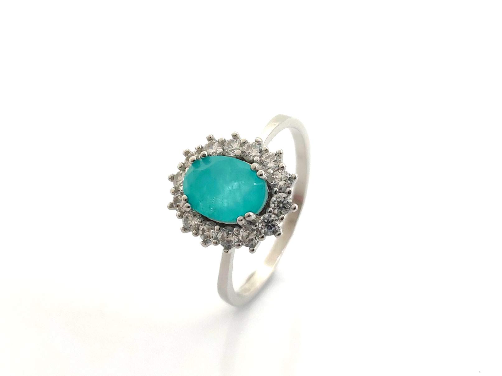 Anillo Plata 925mm Con Circonita