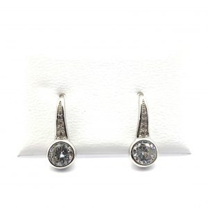 Pendientes Plata 925mm Con Circonita