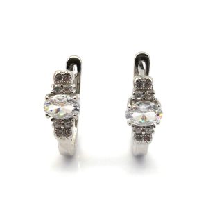 Pendientes Plata 925mm Con Circonita