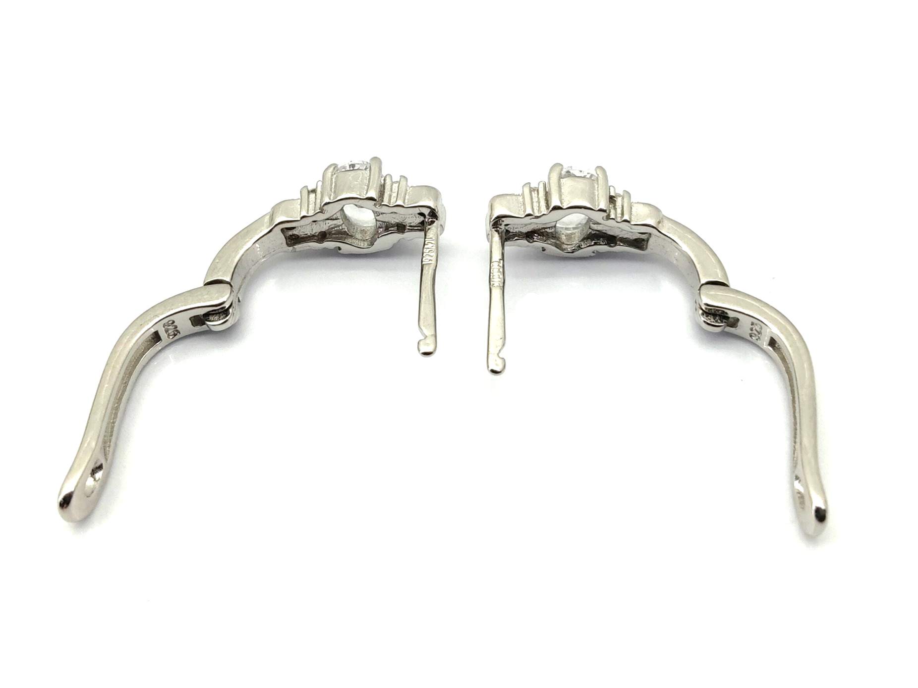Pendientes Plata 925mm Con Circonita - Imagen 3