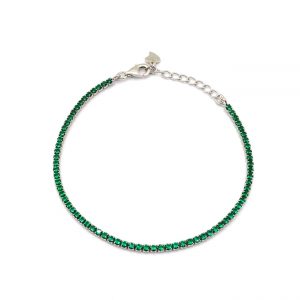 Pulsera Plata 925mm Con Circonita