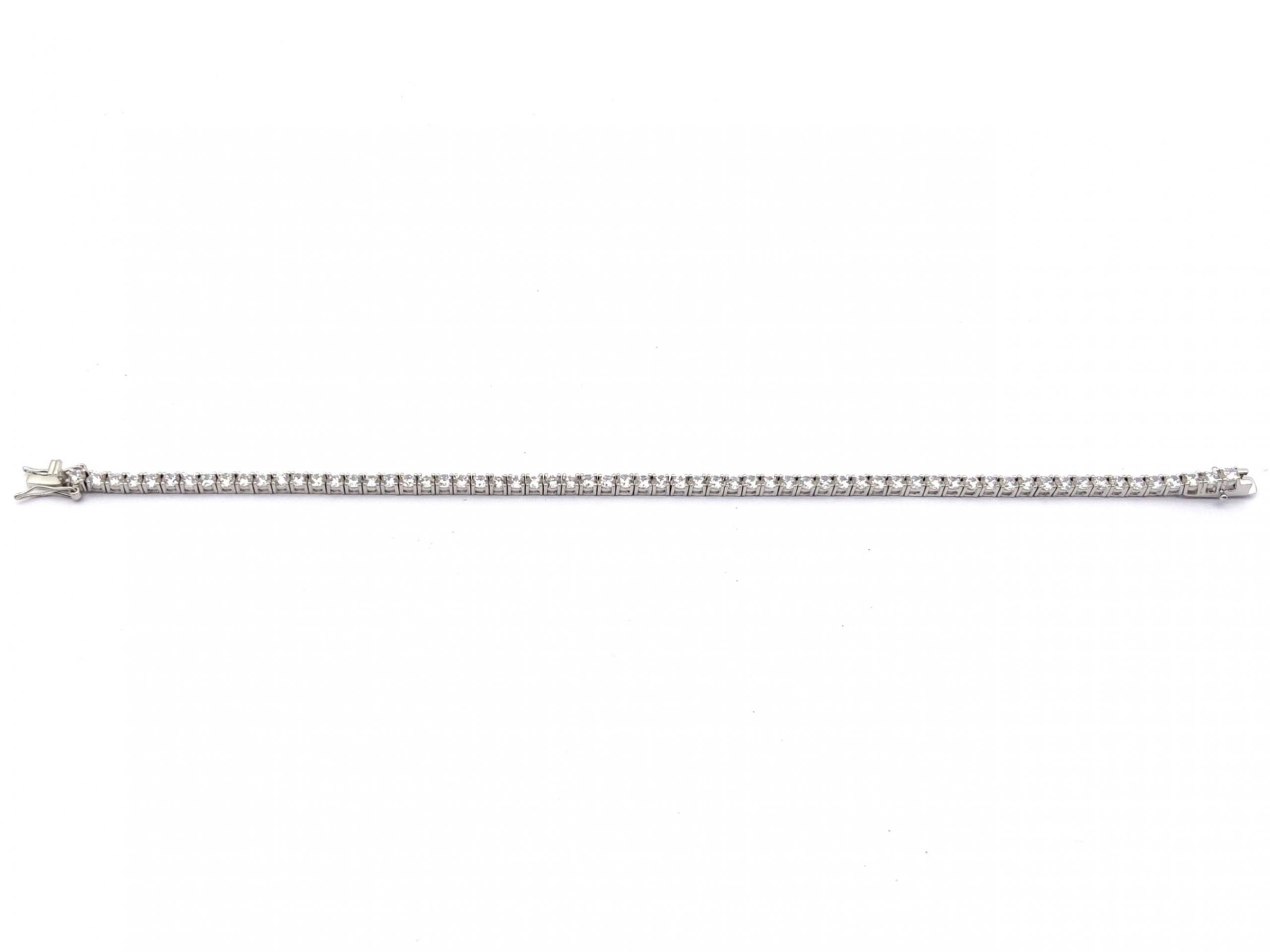 Pulsera Plata 925mm Con Circonita - Imagen 2