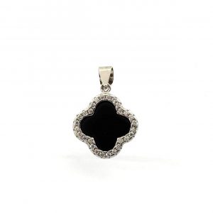 Colgante Plata 925mm Con Onix