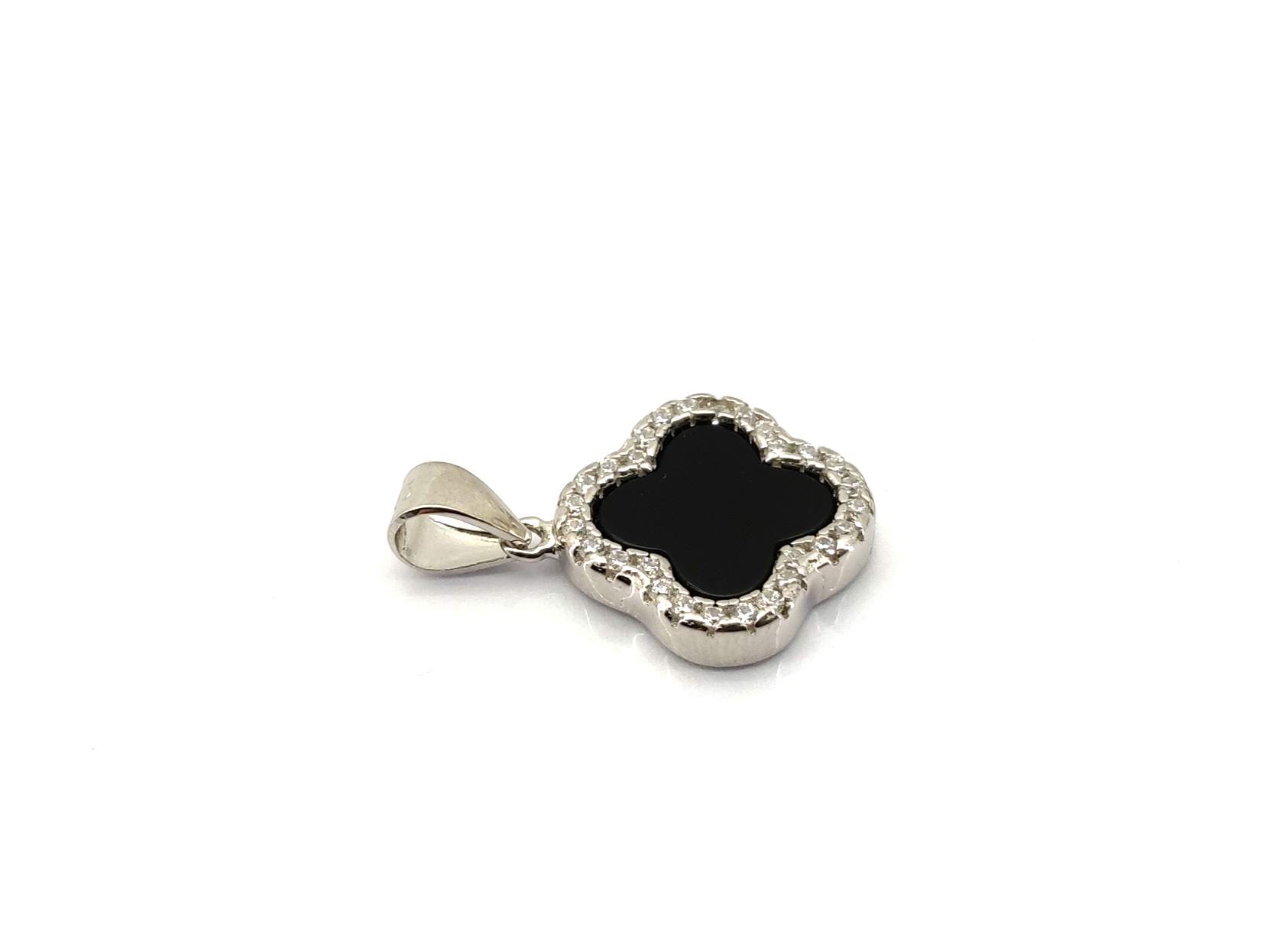 Colgante Plata 925mm Con Onix - Imagen 2
