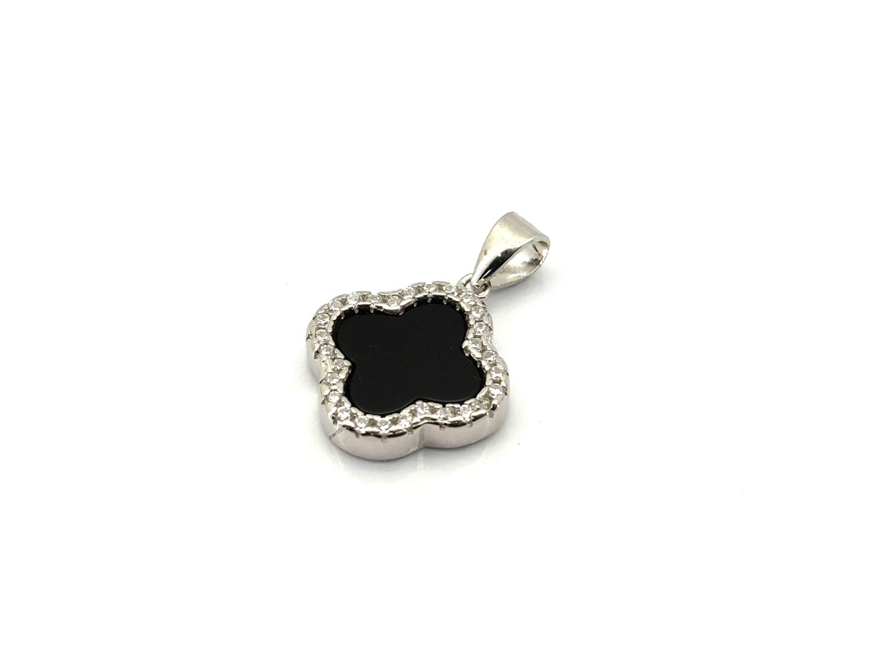 Colgante Plata 925mm Con Onix - Imagen 4