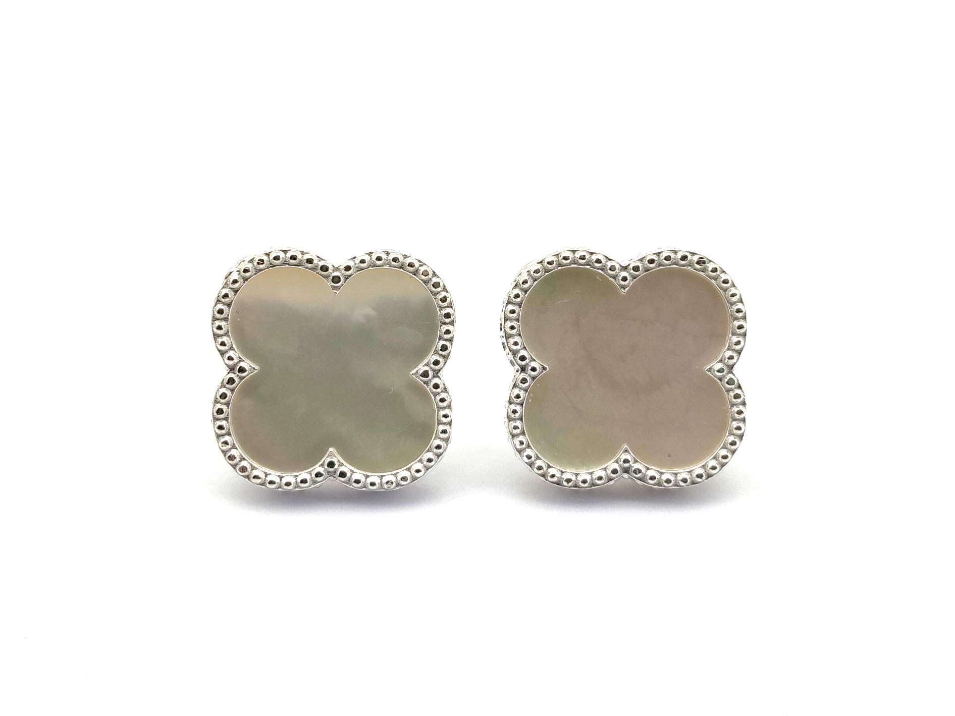 Pendientes Plata 925mm Con Nacar