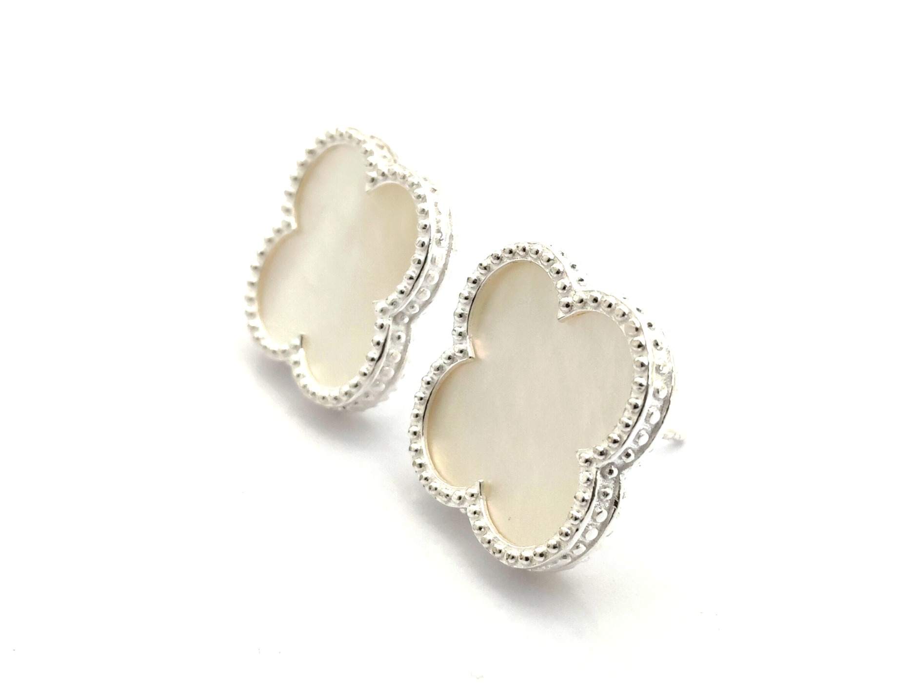 Pendientes Plata 925mm Con Nacar - Imagen 2