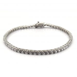 Pulsera Plata 925mm Con Circonita
