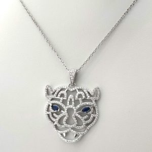 Gargantilla Plata 925mm Con Circonita 22cm