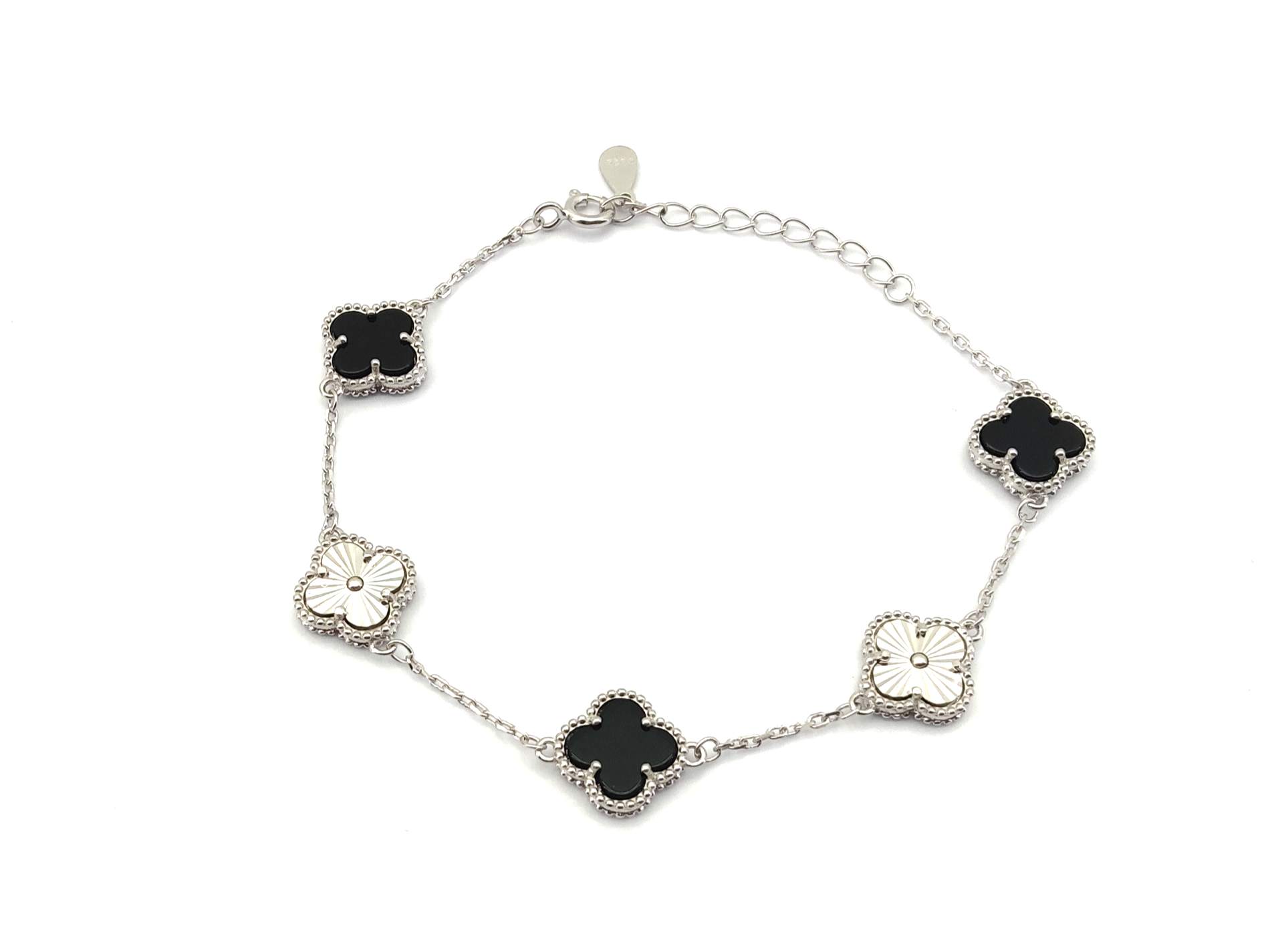 Pulsera Plata 925mm Con Cuarzo