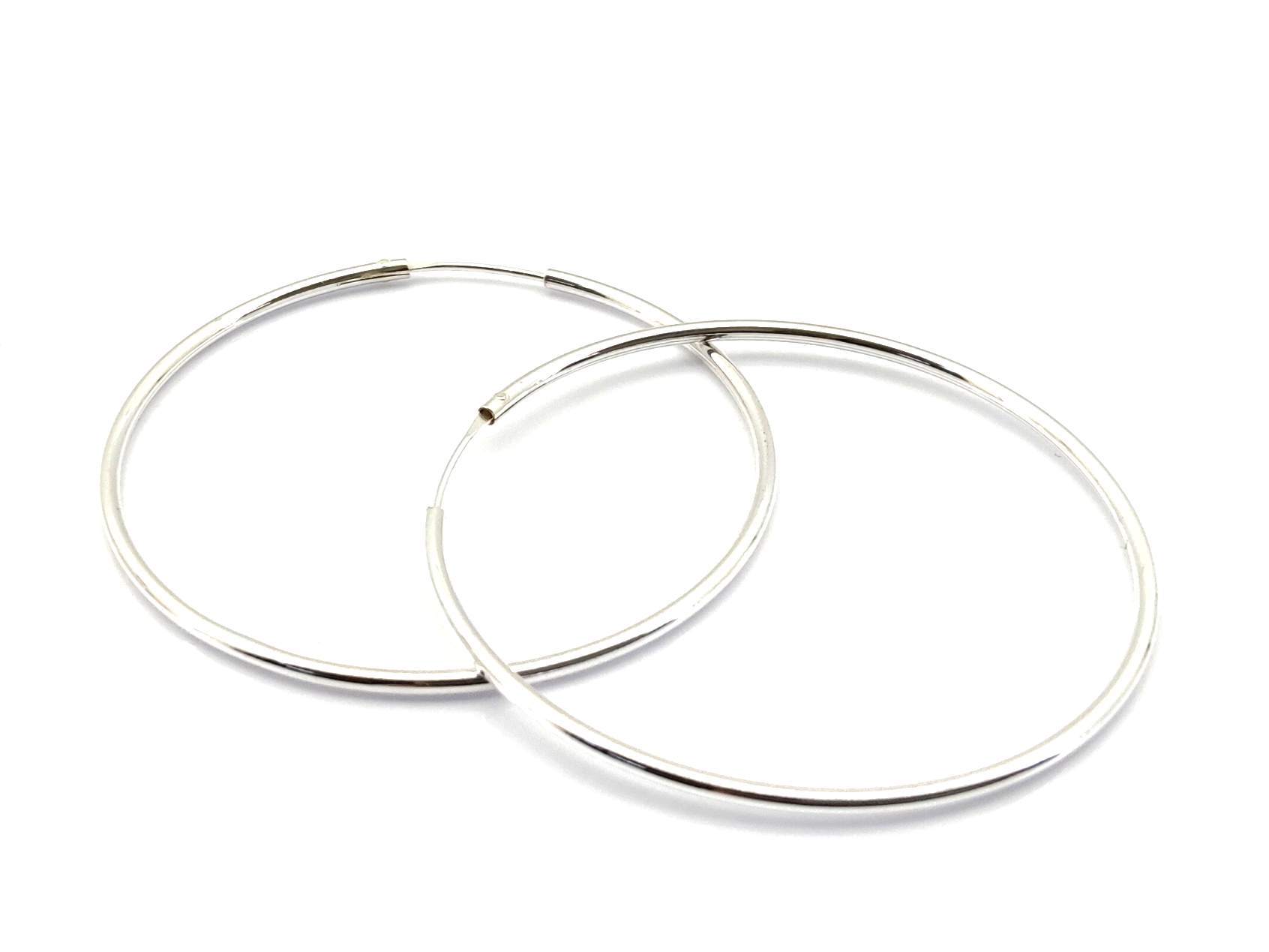 Argollas Plata 925mm - Imagen 2