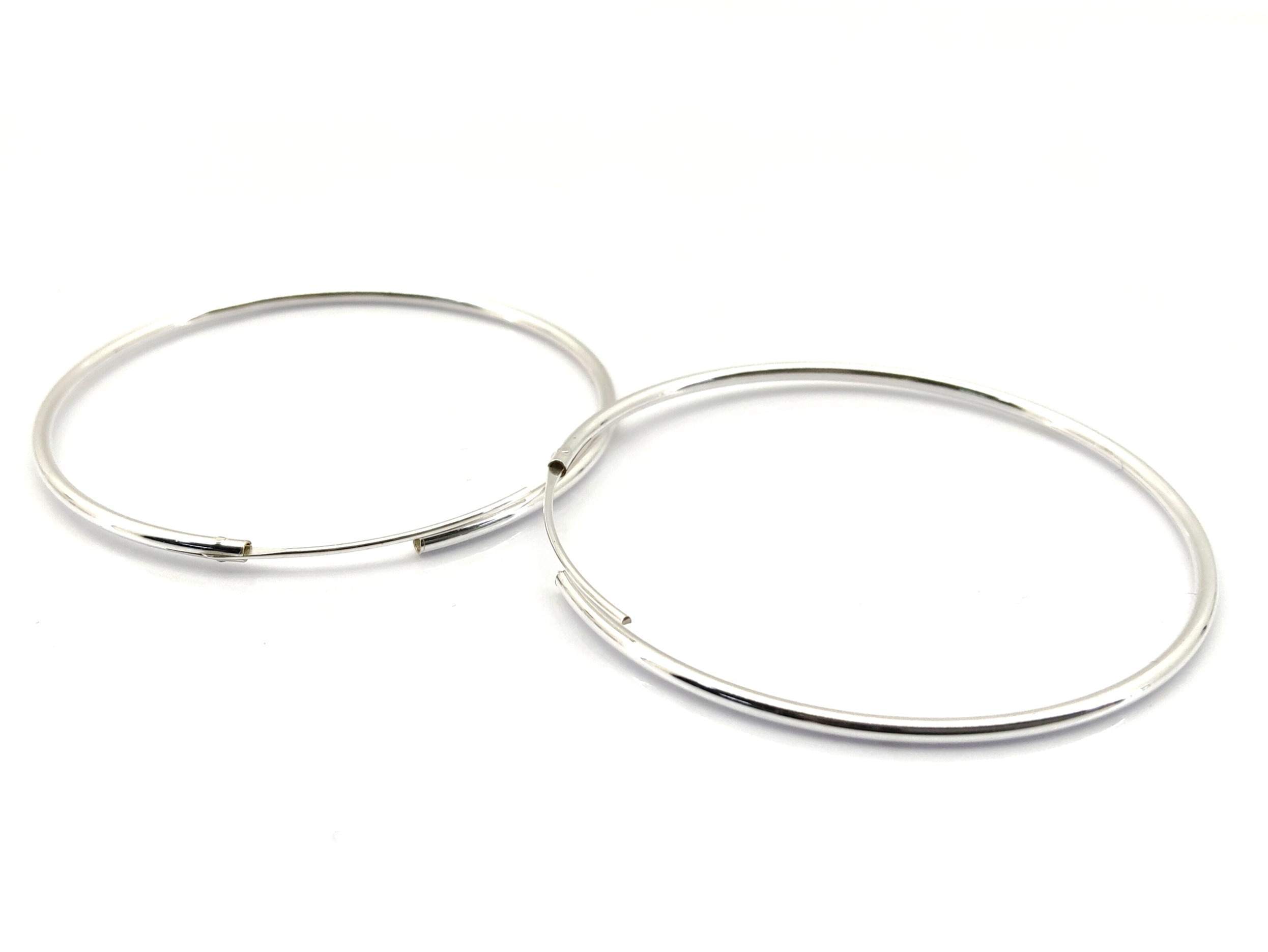 Argollas Plata 925mm - Imagen 3