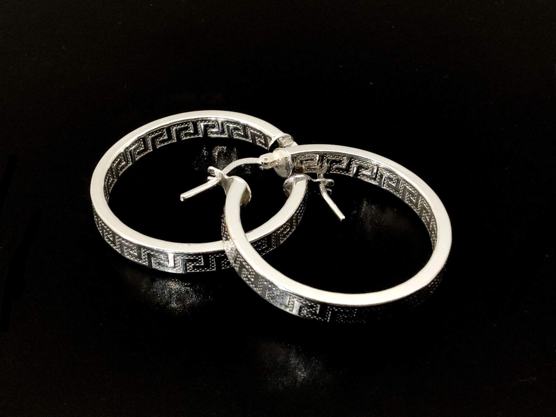 Argollas Plata 925mm - Imagen 2