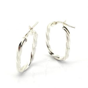 Argollas Plata 925mm
