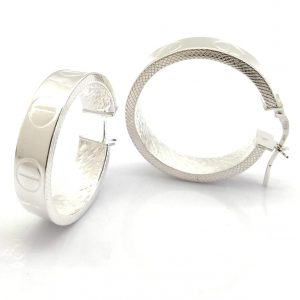 Argollas Plata 925mm