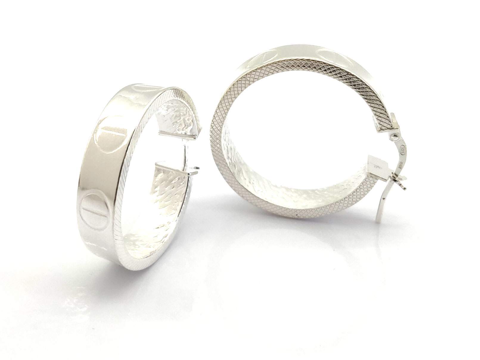 Argollas Plata 925mm