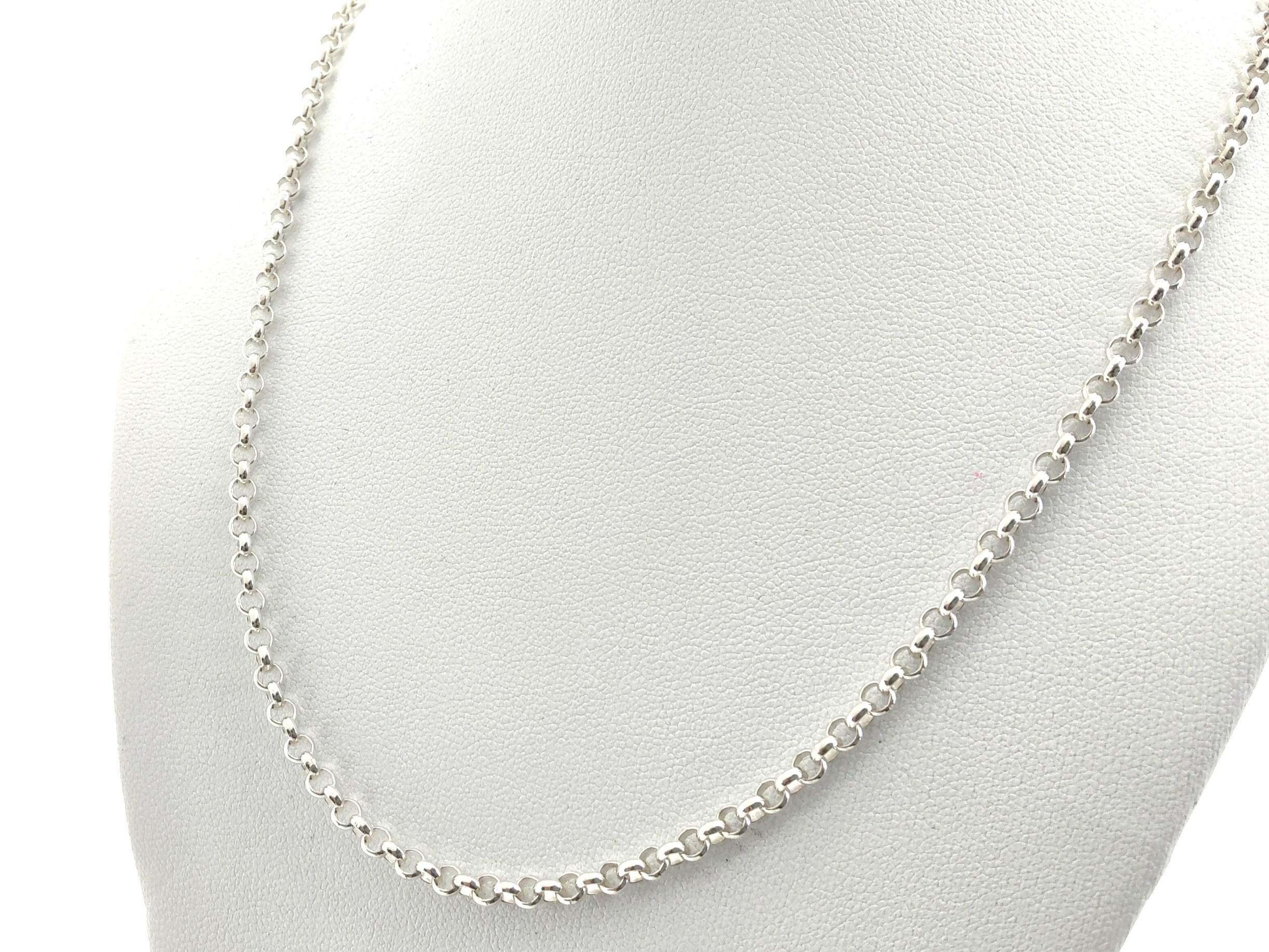 Cadena Plata 925mm 35cm