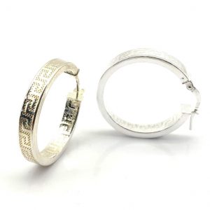 Argollas Plata 925mm