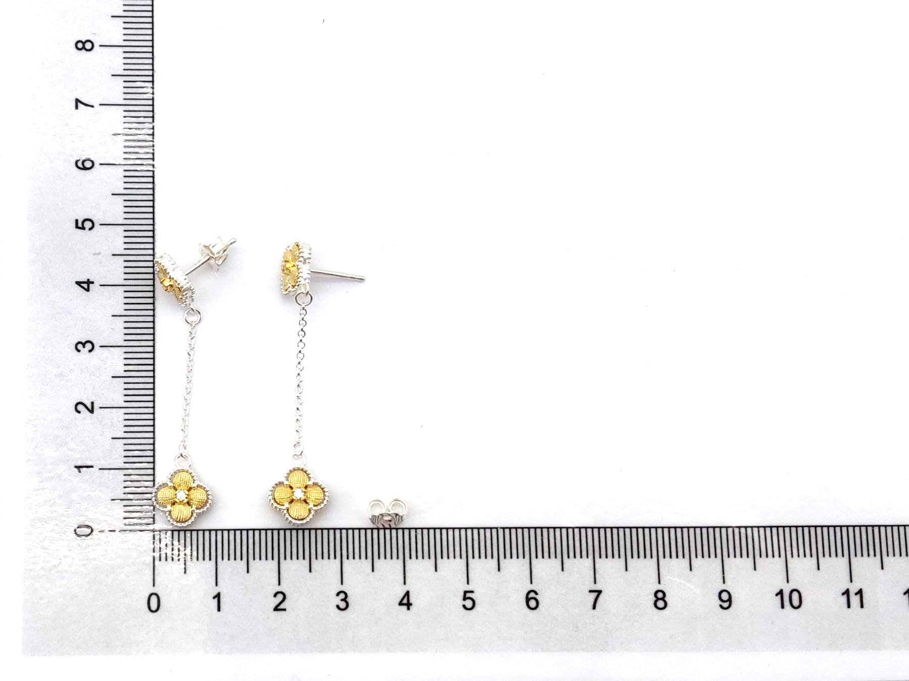 Pendientes Plata 925mm Con Circonita - Imagen 4