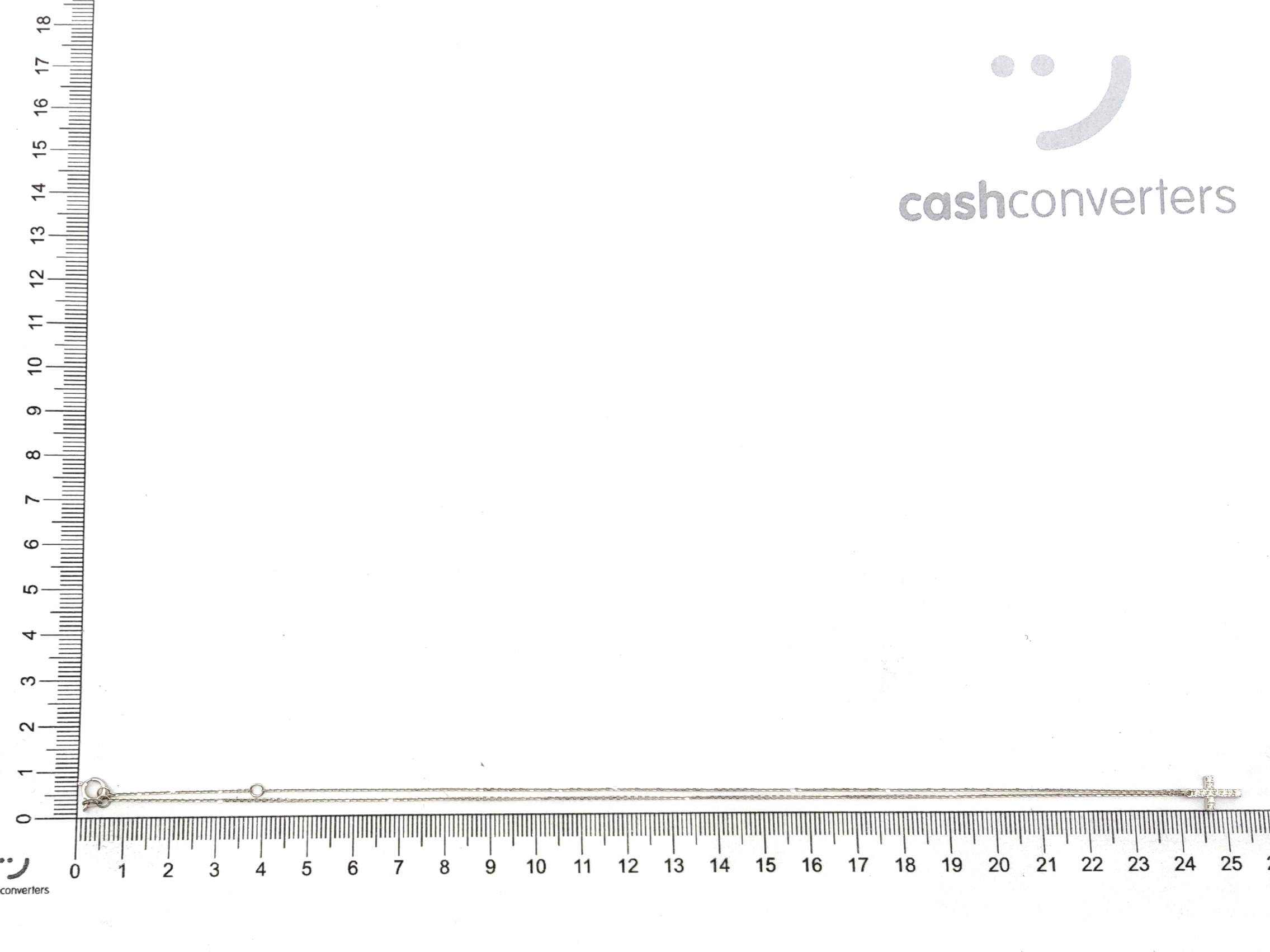 Gargantilla Oro 18k Con Diamante 22cm - Imagen 5