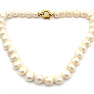 Collar Oro 18k Con Perla 21cm