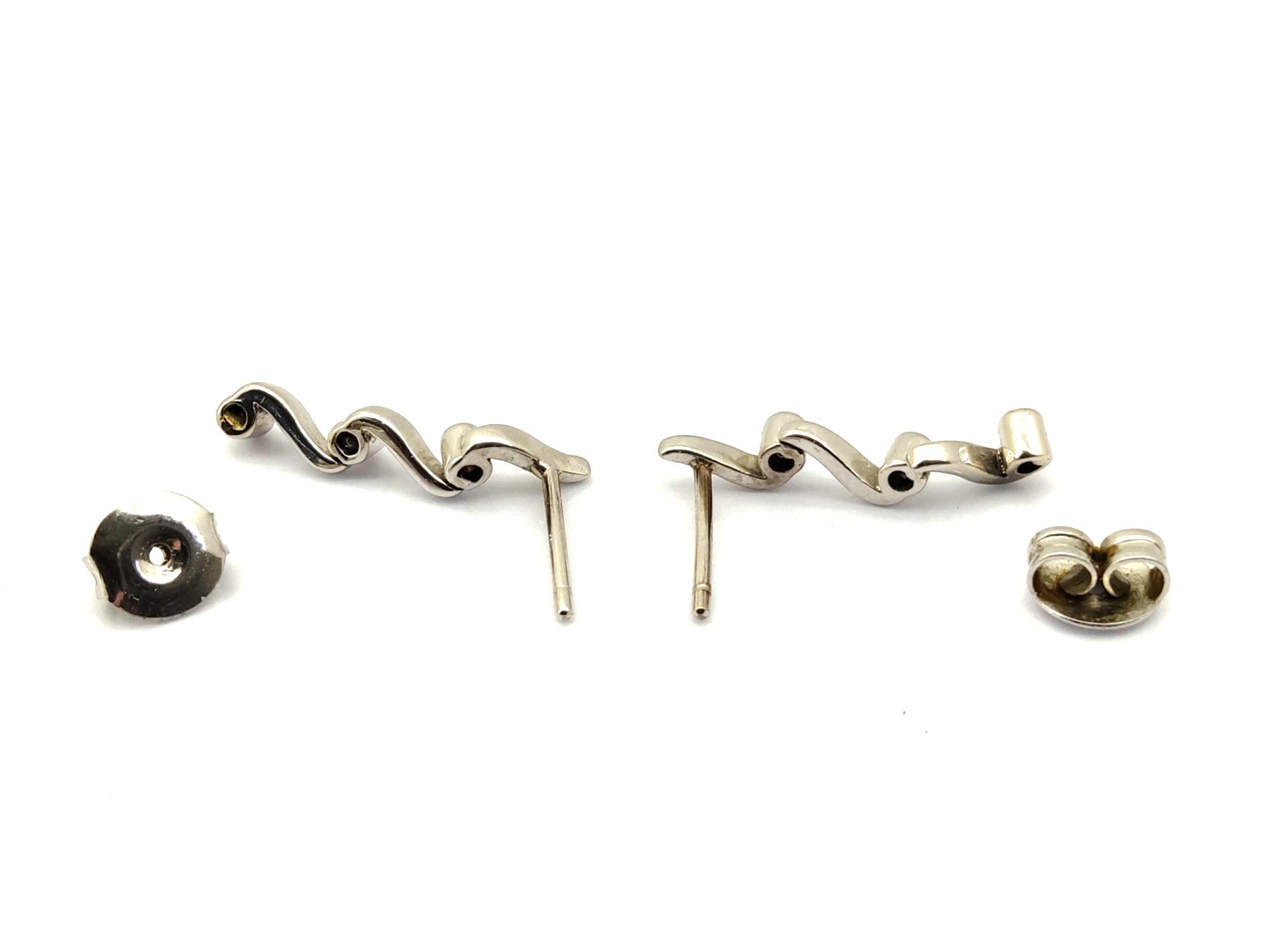 Pendientes Oro 18k Con Diamante - Imagen 3