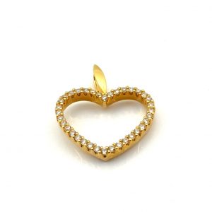 Colgante Oro 18k Con Diamante
