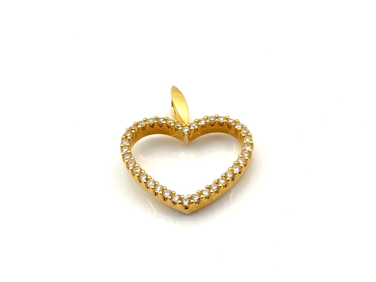 Colgante Oro 18k Con Diamante
