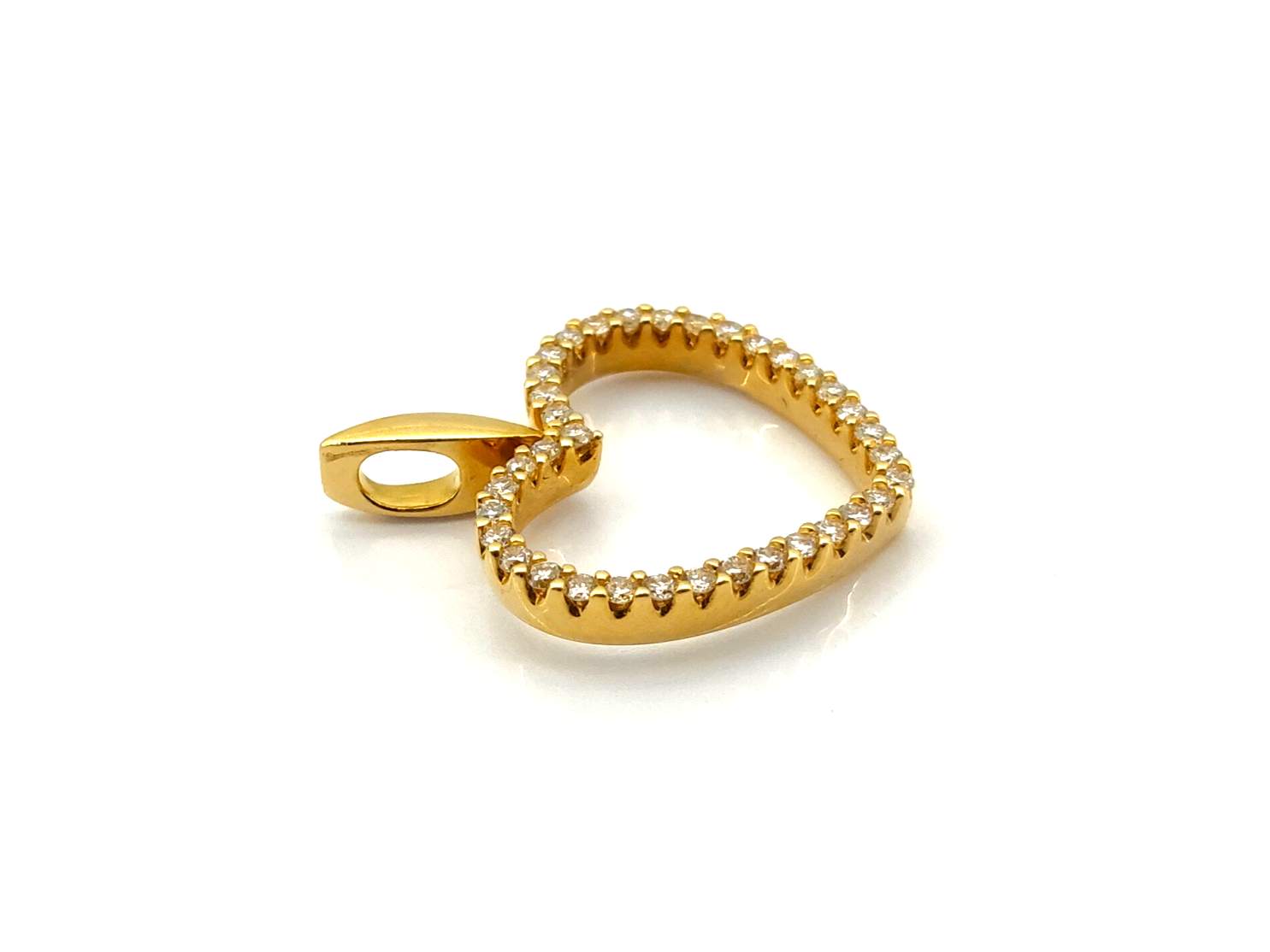 Colgante Oro 18k Con Diamante - Imagen 2