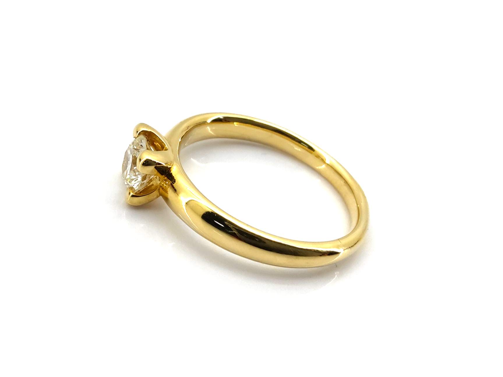 Sortija Oro 18k Con Diamante - Imagen 3