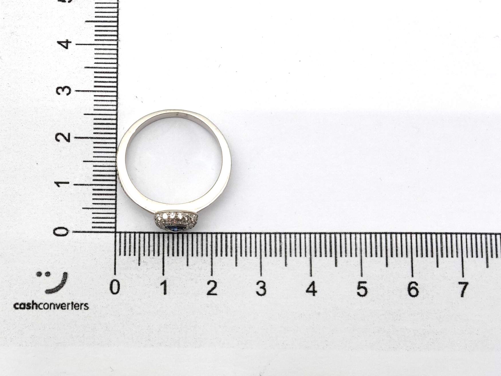 Sortija Oro 18k Con Diamante,Zafiro - Imagen 5