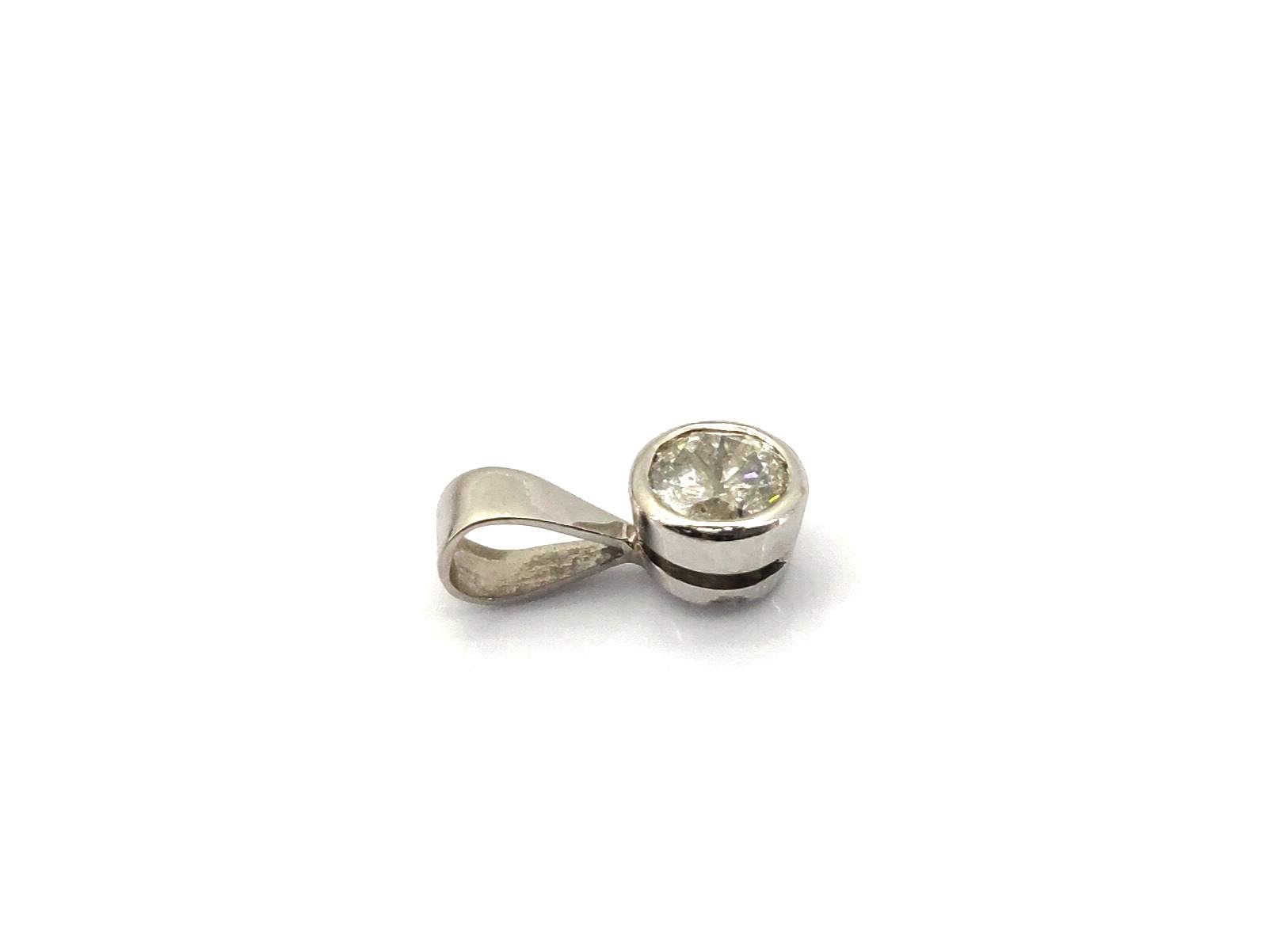 Colgante Oro 18k Con Diamante - Imagen 2