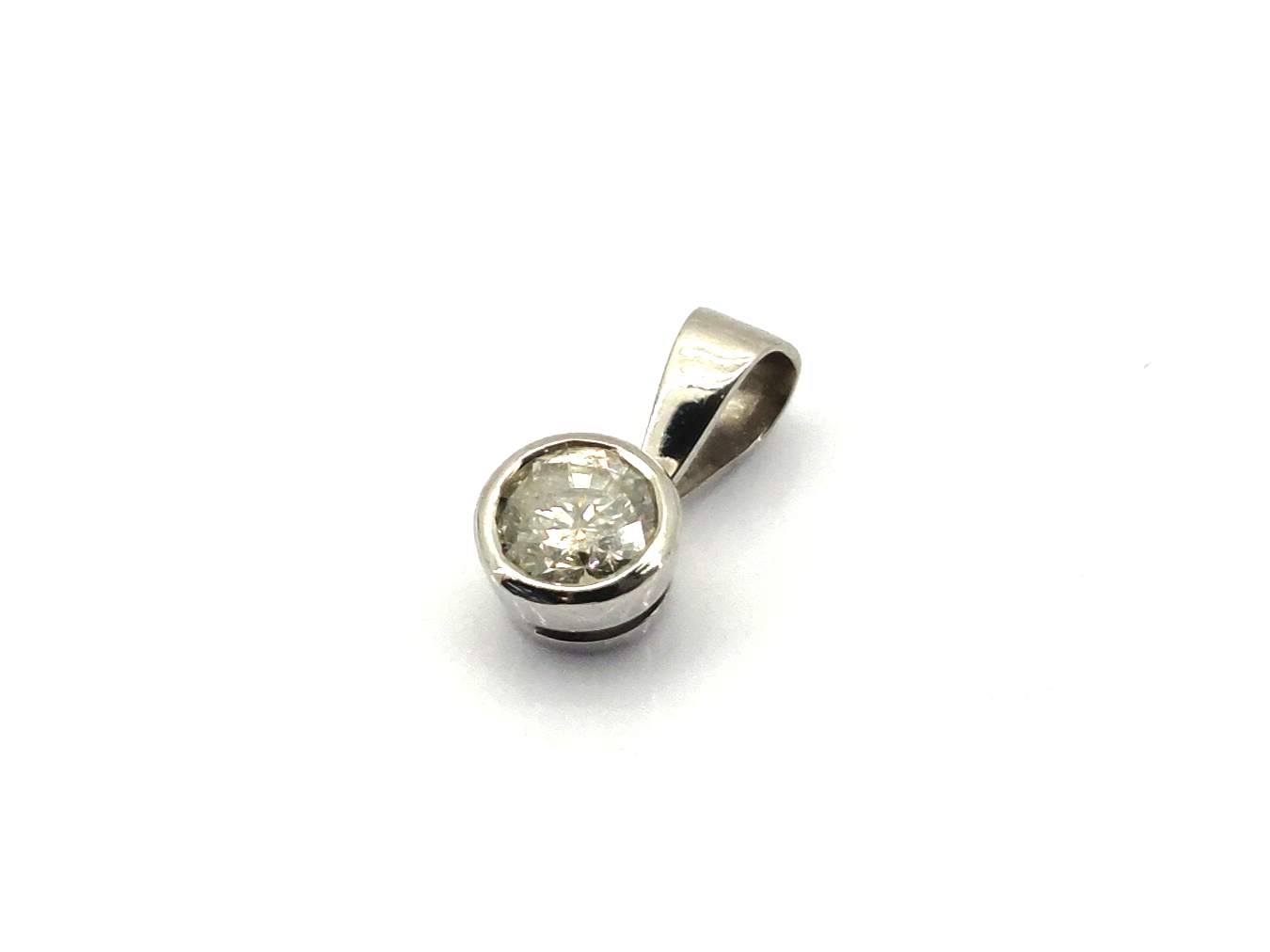 Colgante Oro 18k Con Diamante - Imagen 4