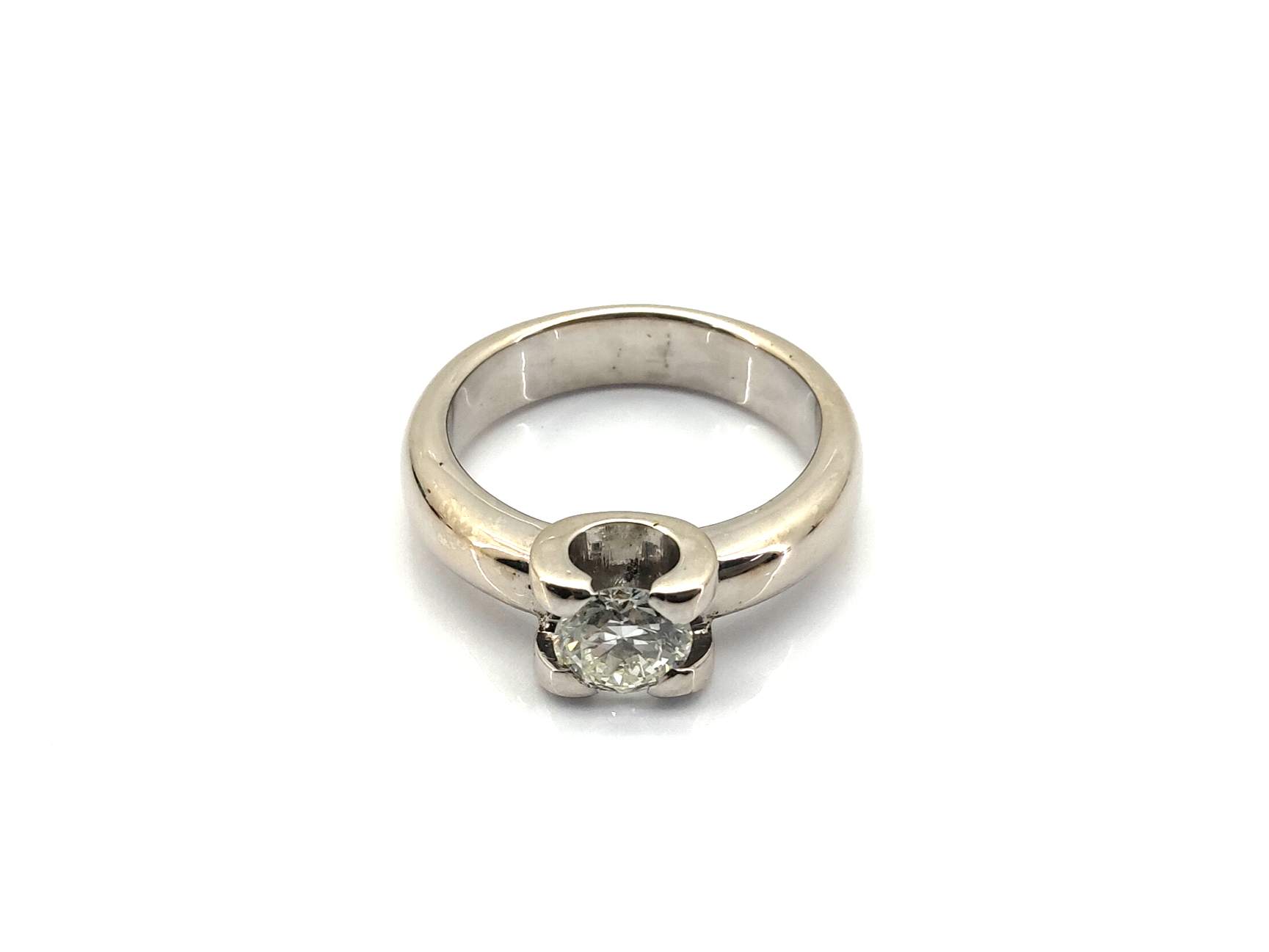Sortija Oro 18k Con Diamante - Imagen 2