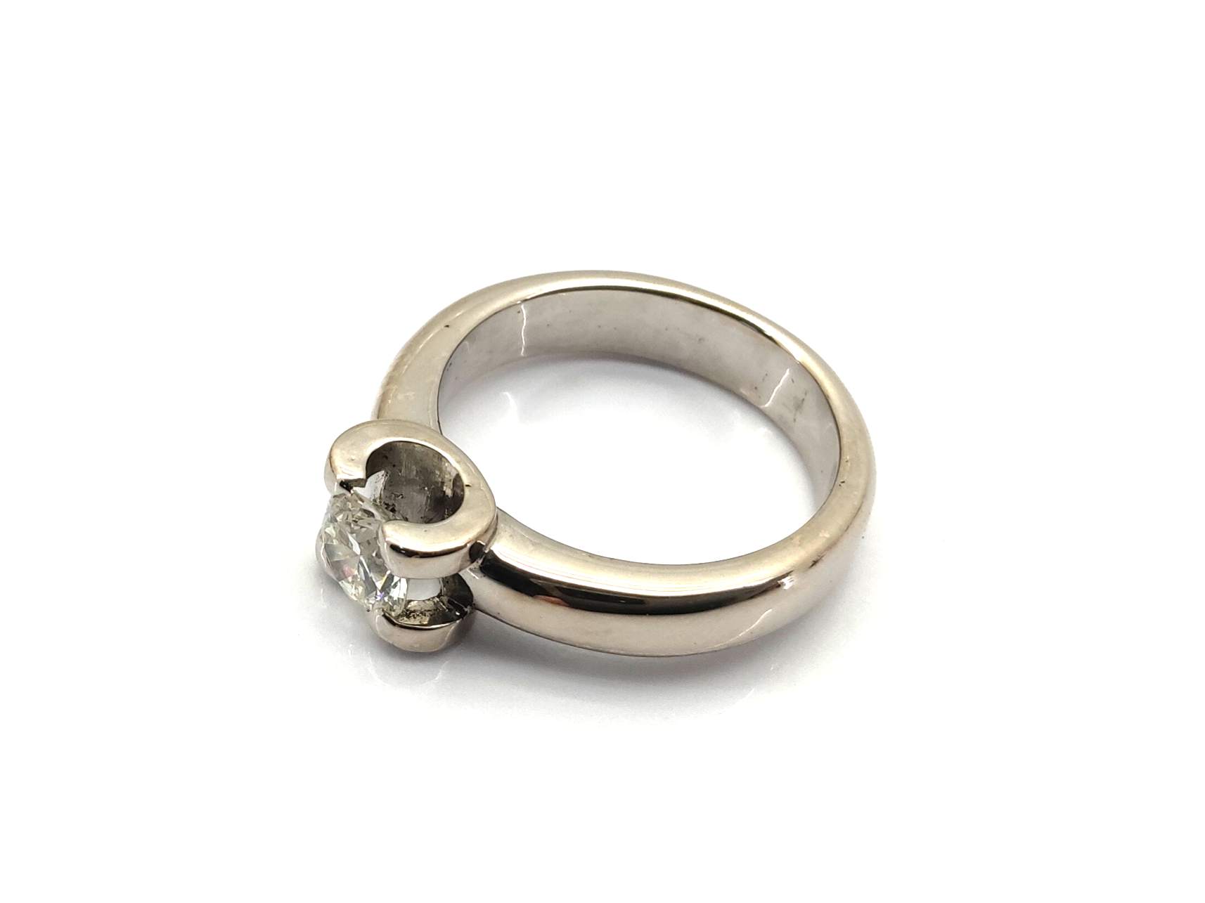 Sortija Oro 18k Con Diamante - Imagen 3