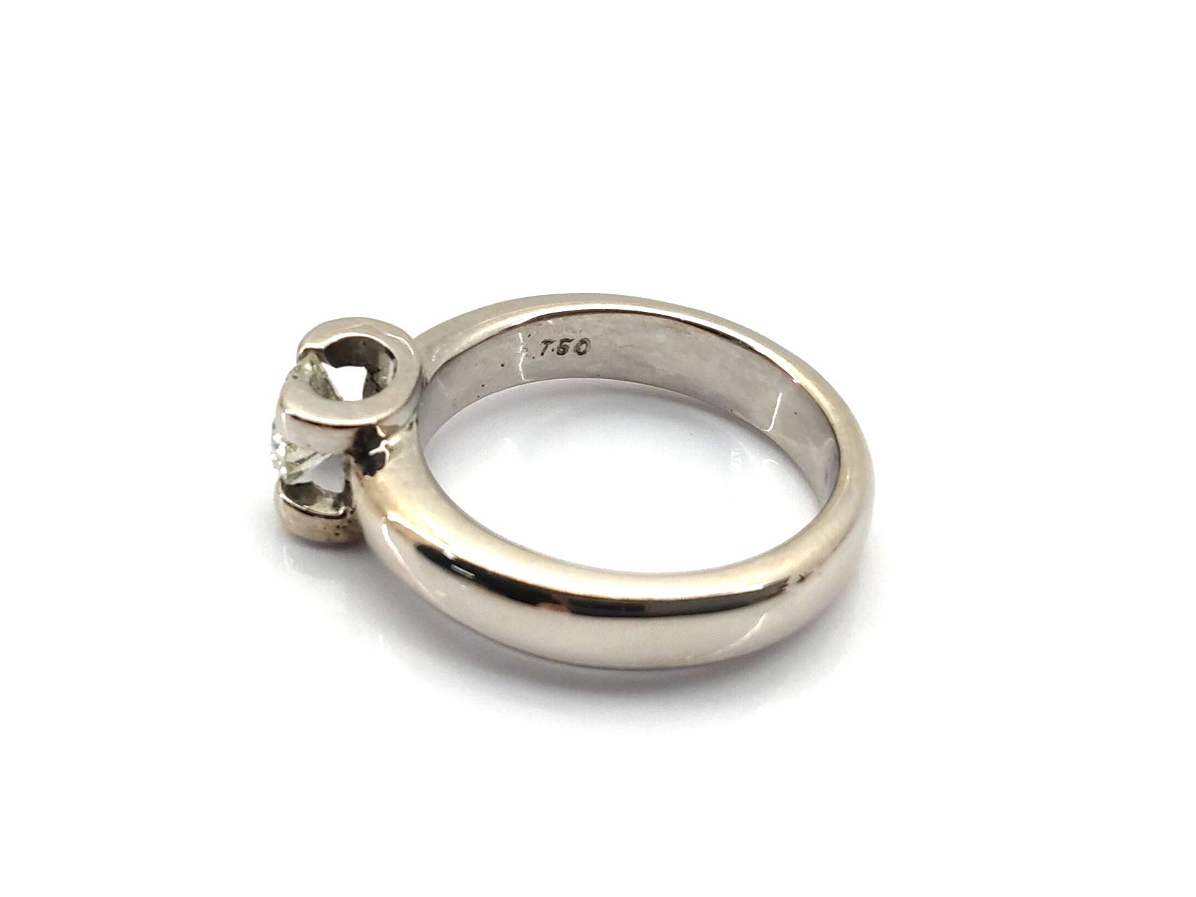 Sortija Oro 18k Con Diamante - Imagen 4