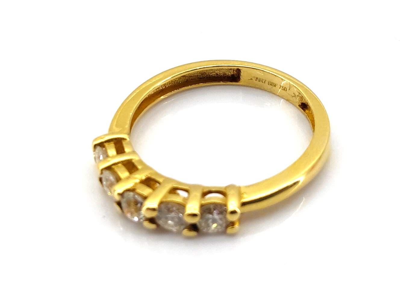 Sortija Oro 18k Con Diamante - Imagen 3