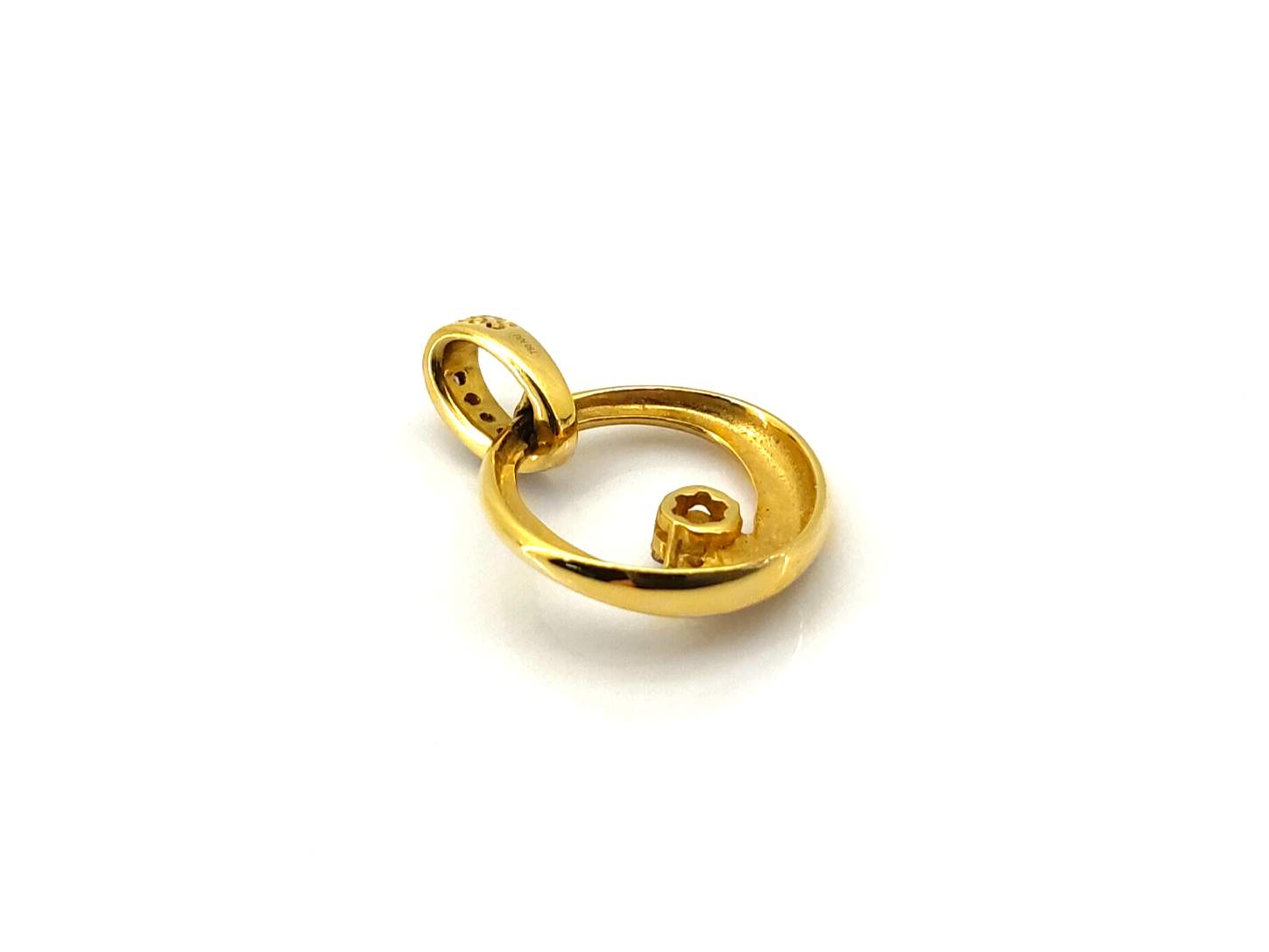 Colgante Oro 18k Con Circonita - Imagen 3