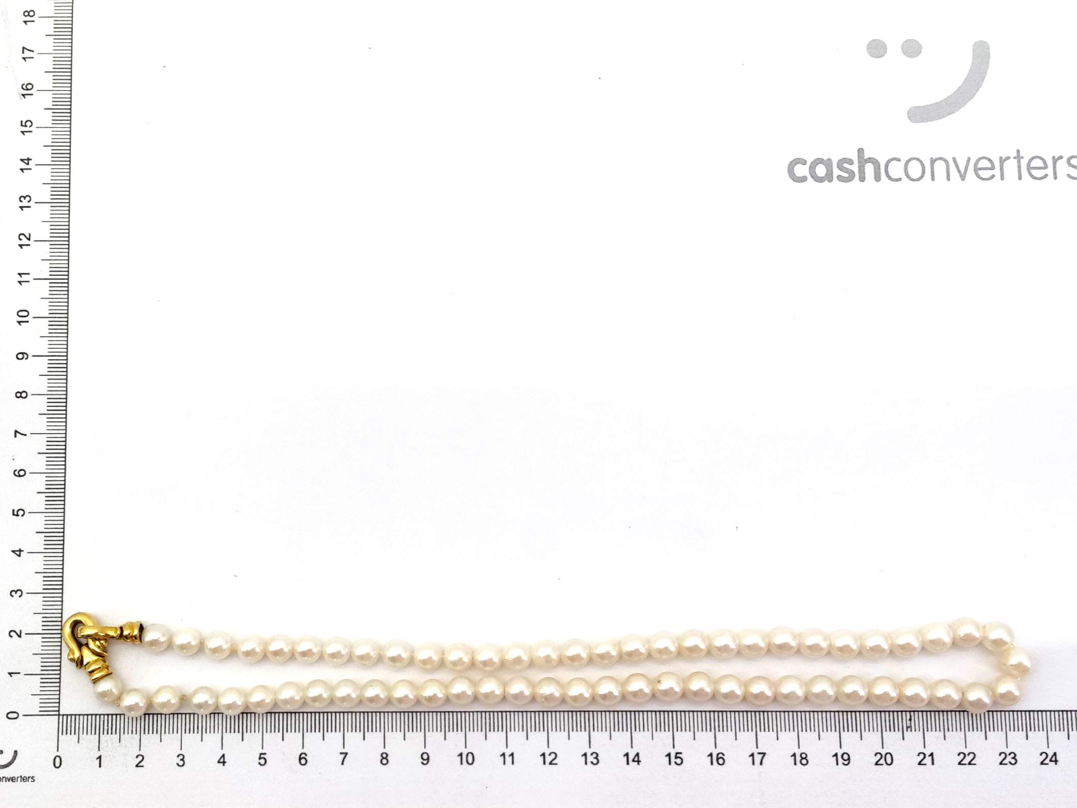 Collar Oro 18k Con Perla 22cm - Imagen 5