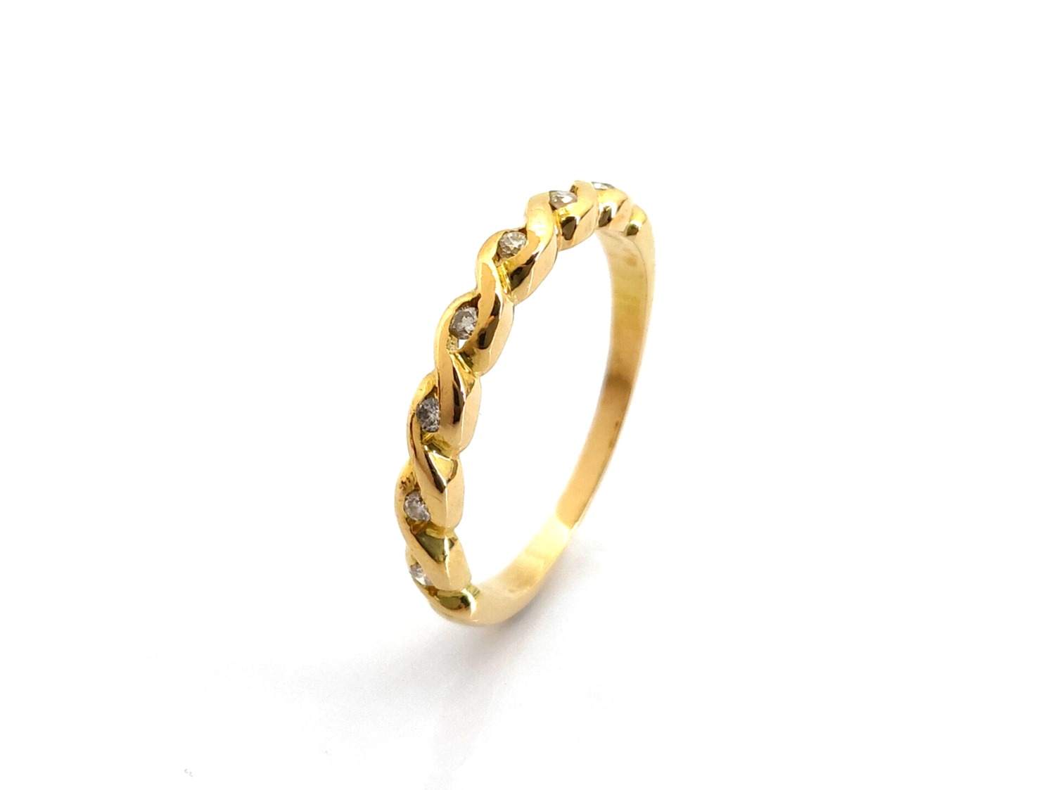 Sortija Oro 18k Con Diamante