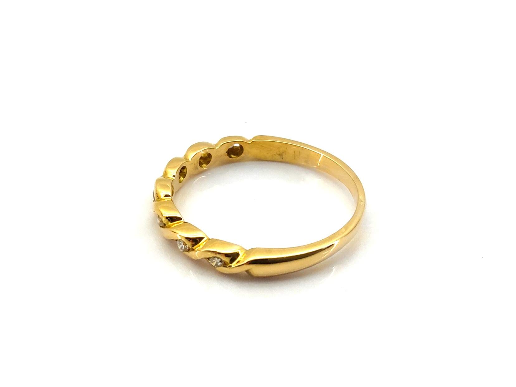 Sortija Oro 18k Con Diamante - Imagen 3