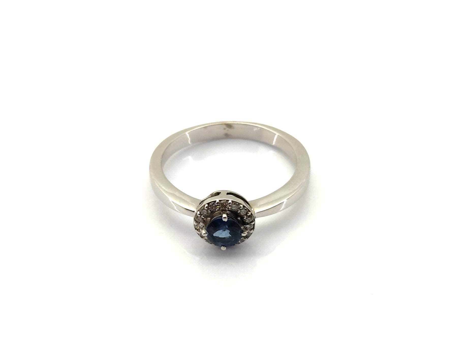 Sortija Oro 18k Con Diamante,Zafiro - Imagen 2
