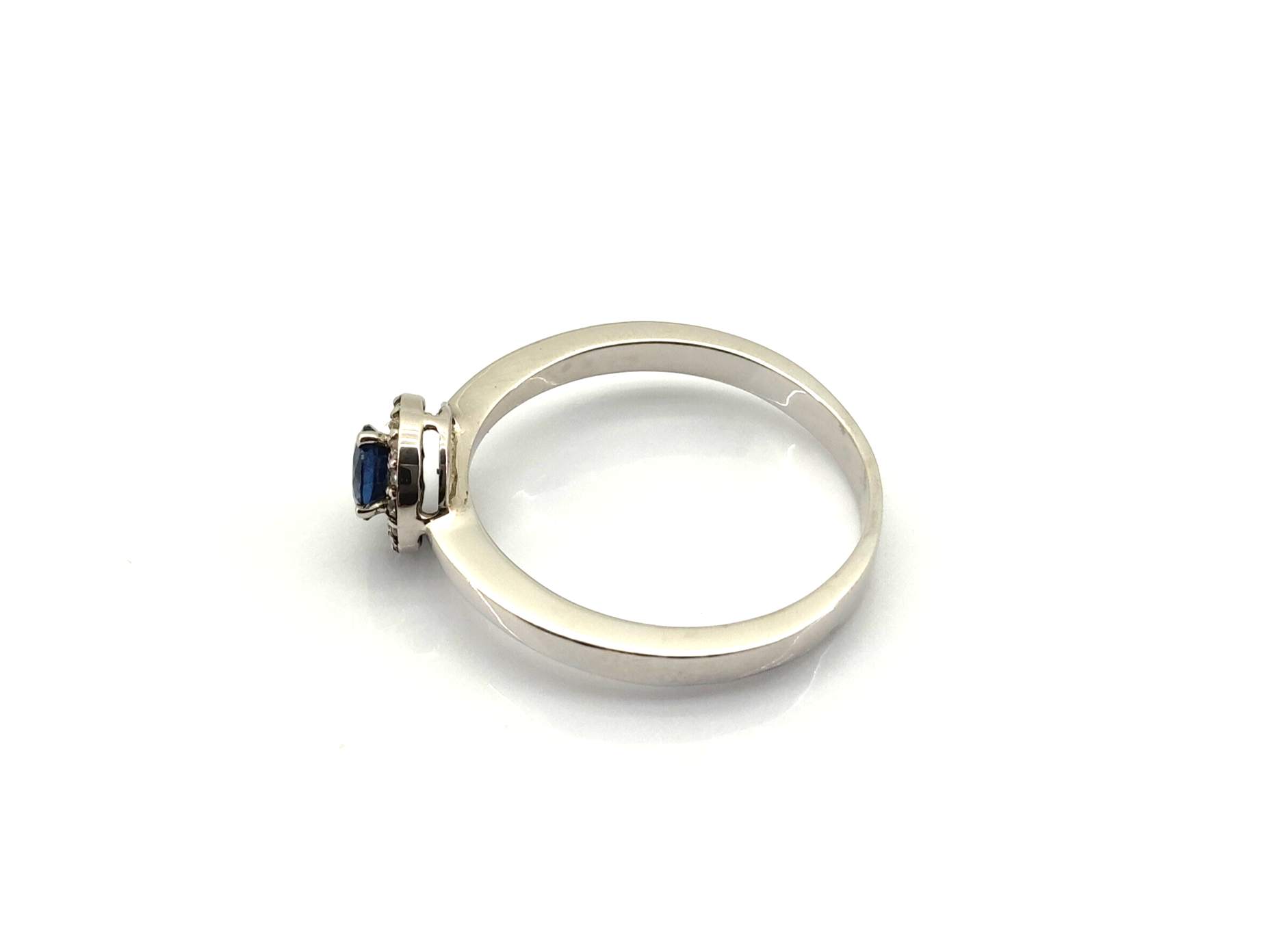 Sortija Oro 18k Con Diamante,Zafiro - Imagen 3