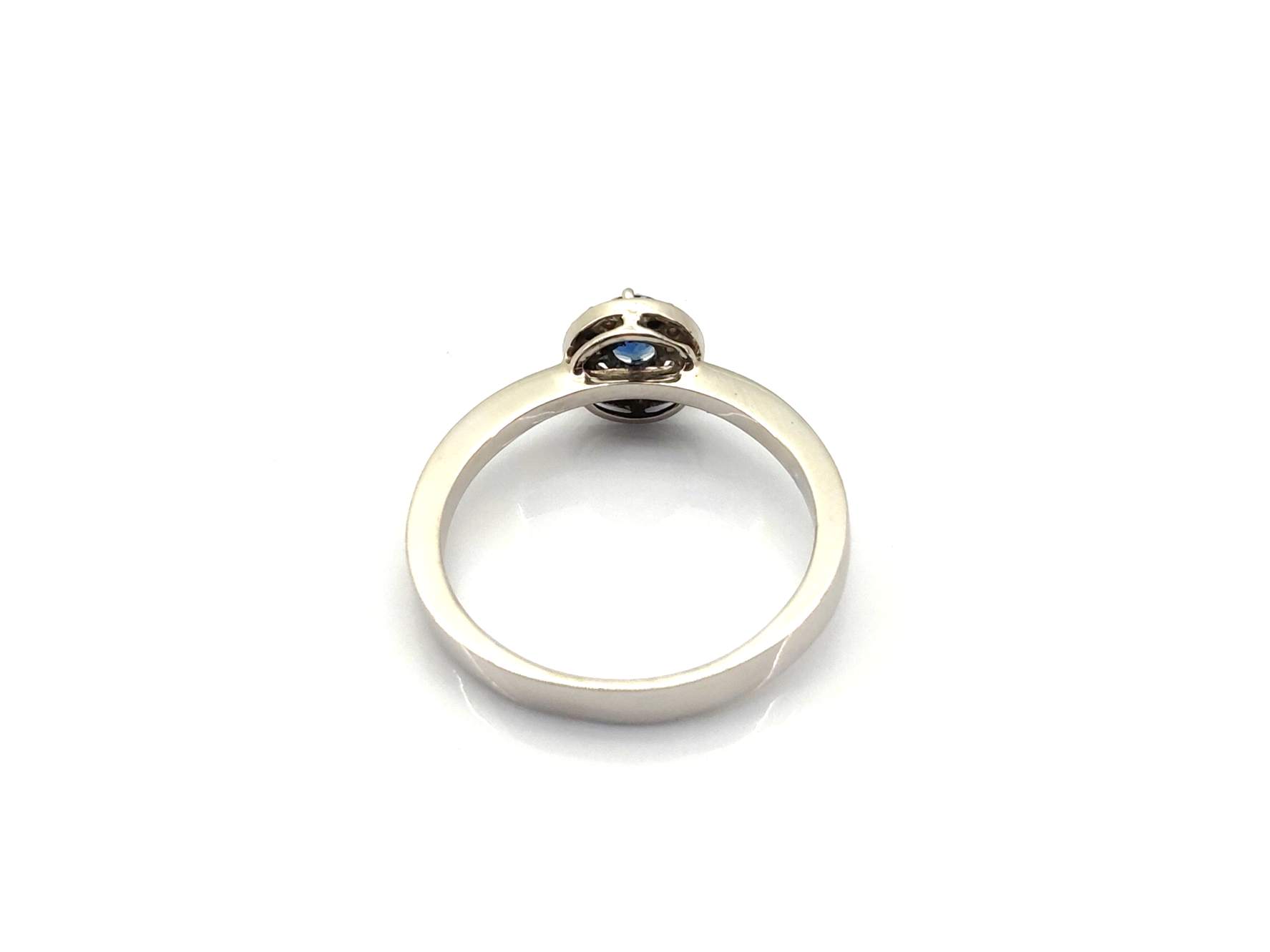 Sortija Oro 18k Con Diamante,Zafiro - Imagen 4